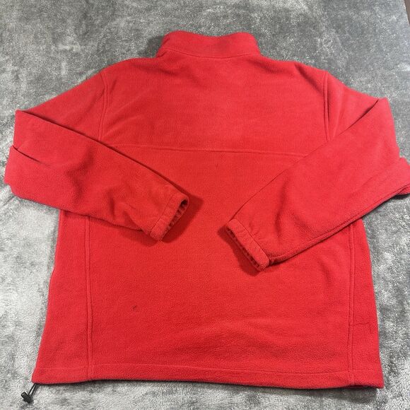 Columbia Sweatshirt Mens XL Red Zip Up Schacket Fleece‎ Outdoors - Picture 5 of 10